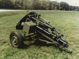 120mm Mortar on trailer