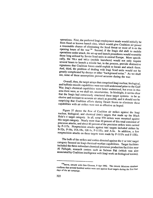 Watts, Barry D. and Dr. Thomas A. Kearny, Gulf War Air Power Survey, Volume II: 