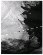 Figure A-42. Satellite imagery of oil-fire plumes, 