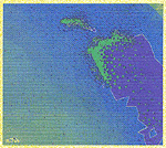 Figure A-49. OMEGA wind fields forecast for 1200 UTC, March 12, 1991