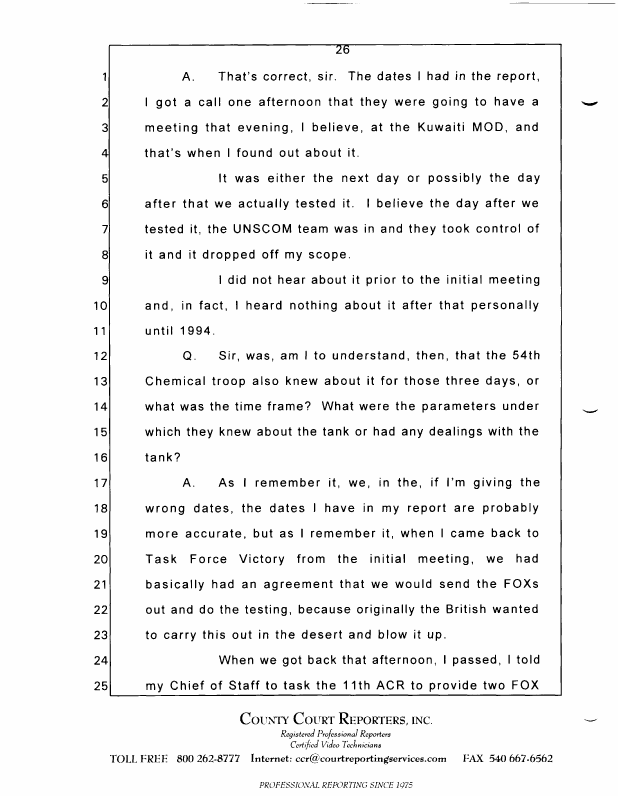 Interview with Lieutenant Colonel Don W. Killgore, October 15, 1997