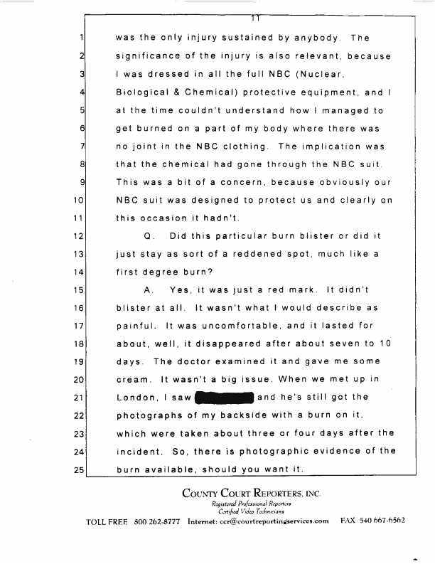 Interview with Major Jonathan Watkinson, October 16, 1997