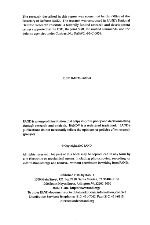  Cecchine, G., BA Golomb, LH Hilborne, DM Spektor, and C.R. Anthony, A Review of the Scientific Literature as it Pertains to Gulf War Illnesses: Pesticides, RAND, Volume 8: June 2000.