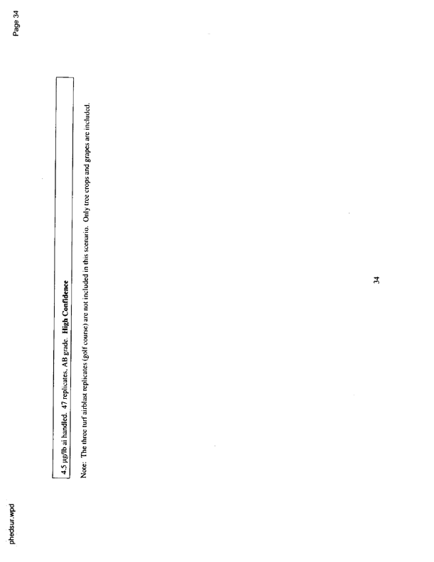   US Environmental Protection Agency, Office of Pesticide Programs, �PHED Surrogate Exposure Guide,� August 1998.
