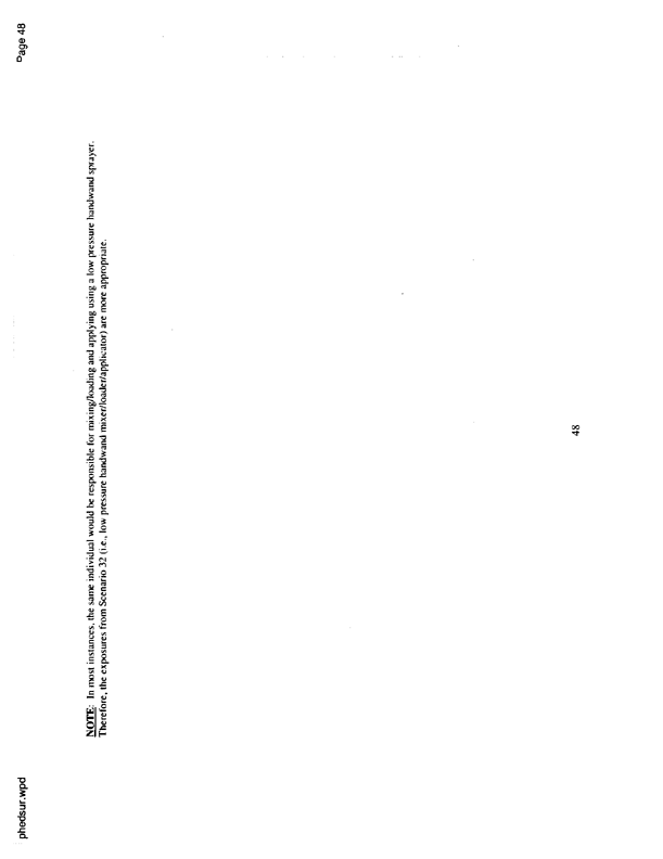   US Environmental Protection Agency, Office of Pesticide Programs, �PHED Surrogate Exposure Guide,� August 1998.
