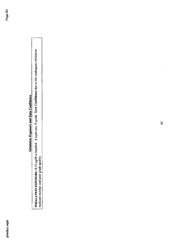   US Environmental Protection Agency, Office of Pesticide Programs, �PHED Surrogate Exposure Guide,� August 1998.
