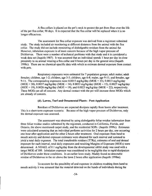 US Environmental Protection Agency, Subject: 