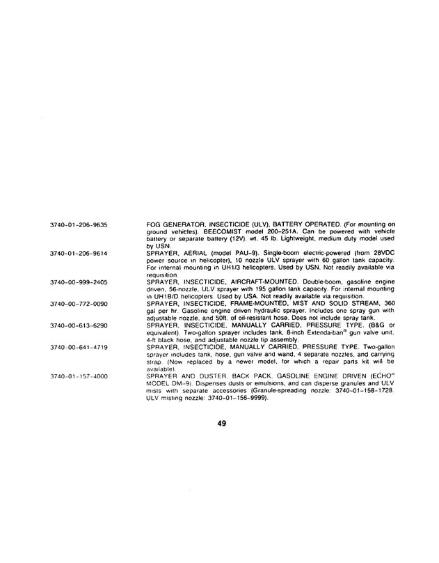   Armed Forces Pest Management Board, Technical Information Memorandum No. 24, Contingency Pest Management Pocket Guide, Third Edition, April 1988.