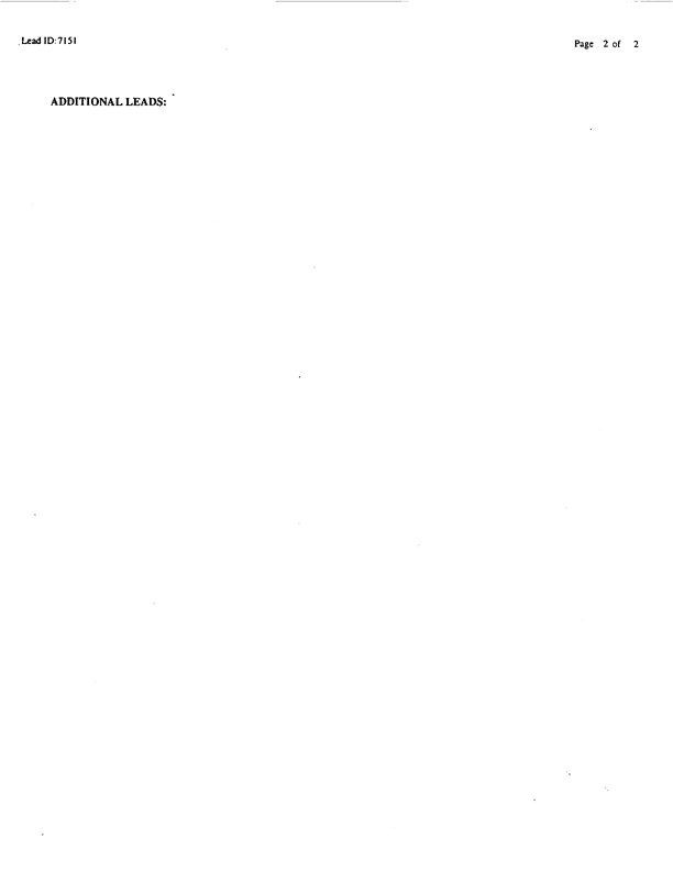   Lead Sheet #7151, Interview with member of Army 2nd Bn 505th Infantry, November 24, 1997, p. 1.