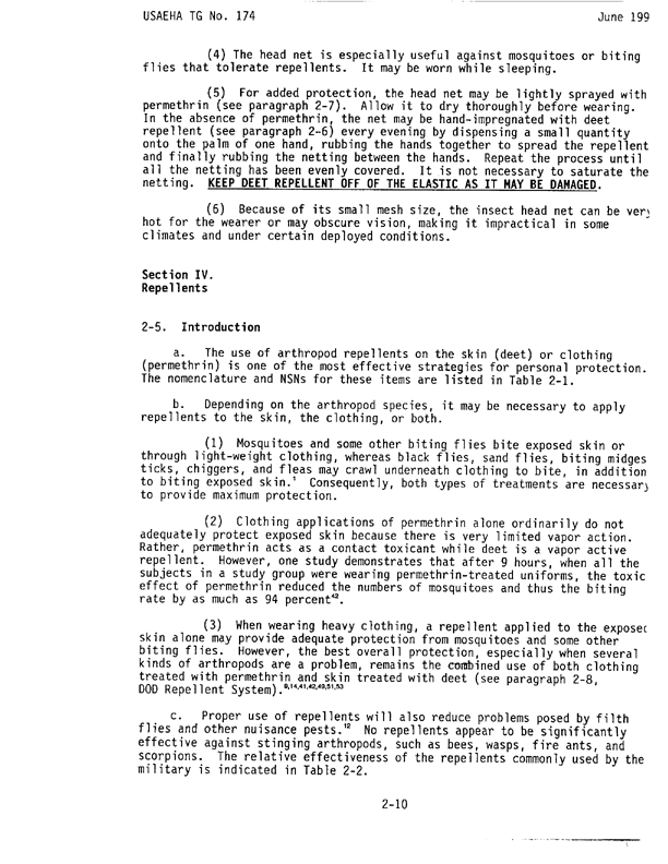   Coulston International Corporation, Label with Directions for Use for Permethrin Arthropod Repellent, Easton, PA, May 1990.